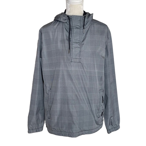 American Eagle Outfitters Men’s Houndstooth Plaid Windbreaker Jacket Size M - Picture 7 of 10